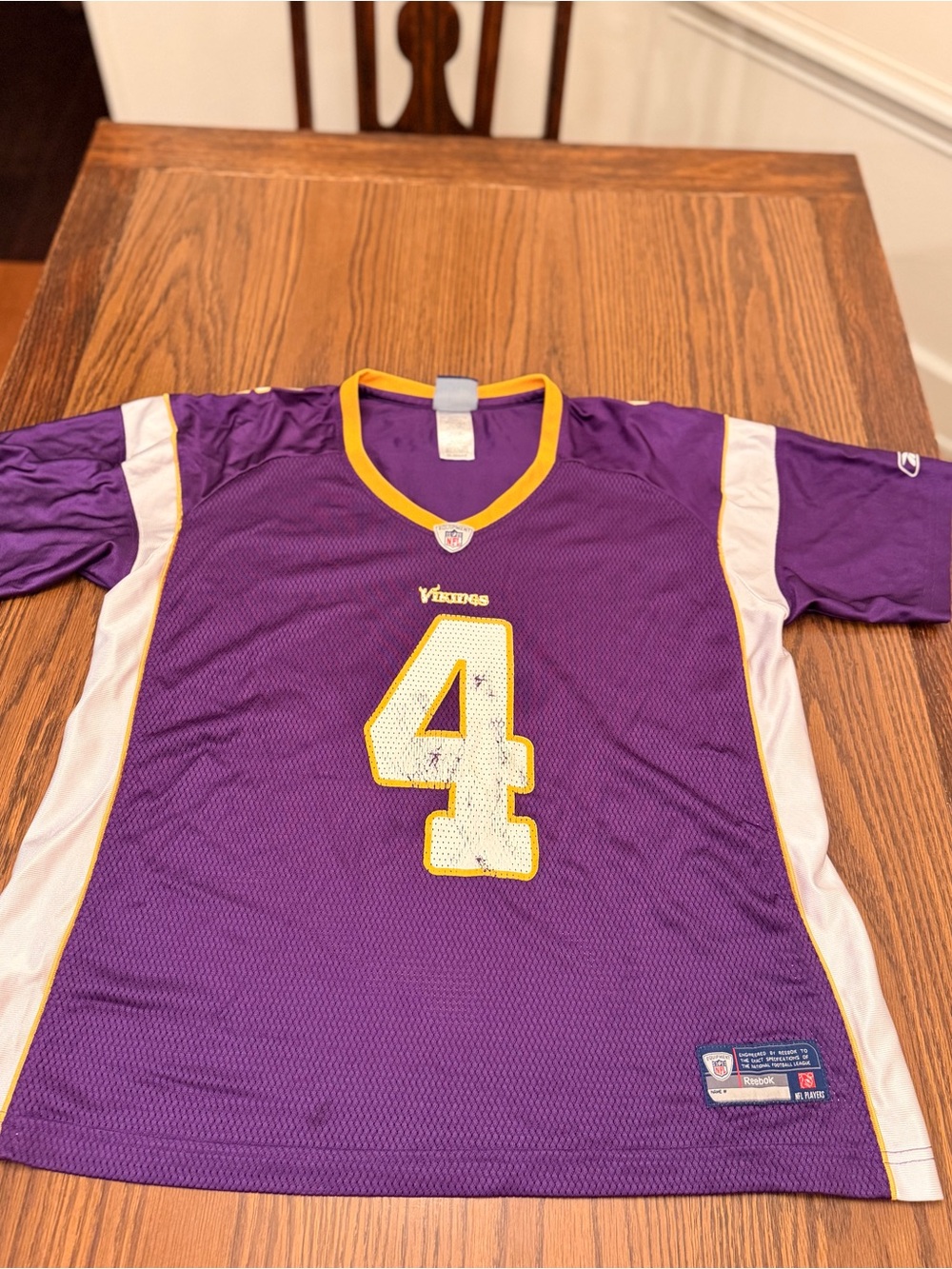 Favre Minnesota Vikings #4 Purple Football Jersey